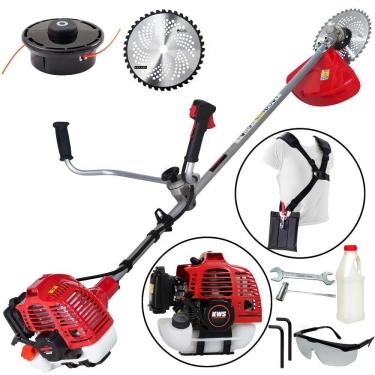 Imagem de Roçadeira Kawashima KW5200L 12000 Rpm 52cc Linha Premium Ideal para manutenção de Jardinagem e Rodovias