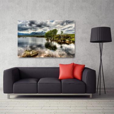 Imagem de Quadro decorativo Paisagem Natureza Artístico - Tela em Teci