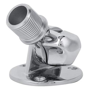 Imagem de Base de antena de barco, base de montagem de aço inoxidável 316 de grau marítimo, catraca de trilho de fixação com suporte de arco de radar de rosca macho de 25 mm, suporte de base