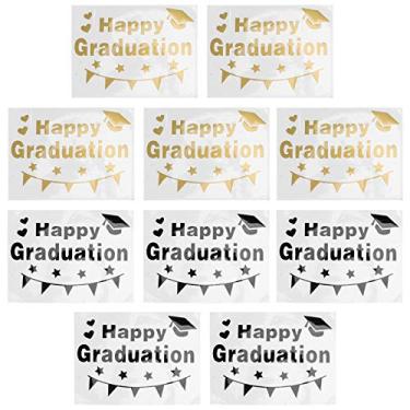 Imagem de 10 Pcs adesivos de balão adesivo de balão de formatura colador de balão adesivos infantis balões decoração adesivo de balão de festa adesivos de festa decorar bobo ball aplique PVC