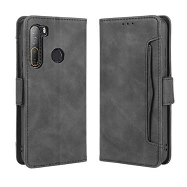 Imagem de capa de proteção contra queda de celular For HTC Desire 20 Pro Wallet Style Skin Feel Pattern Leather Case ，with Separate Card Slot