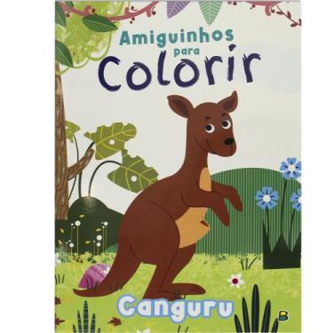 Imagem de Livro - Amiguinhos Para Colorir: Canguru