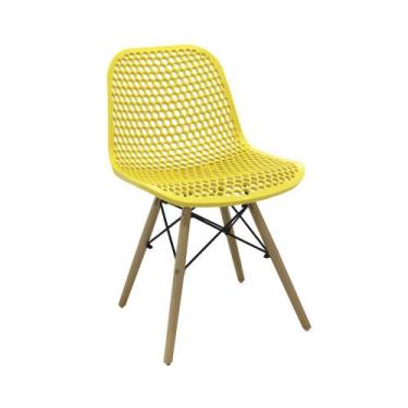 Imagem de Cadeira Eloísa Amarelo D'rossi - Drossi
