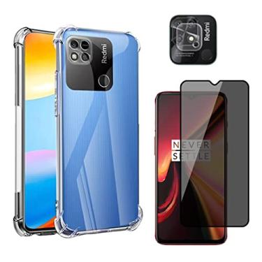 Imagem de Capa Capinha, Película Privacidade E Pl Câmera Compatível Com Xiaomi Redmi 10c - (HARD GLASS STORE)