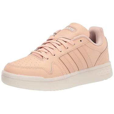 Imagem de adidas Tênis de basquete feminino Post Up, Halo Blush/Halo Blush/Branco, 5