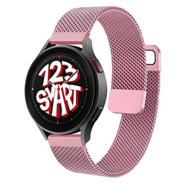 Imagem de Pulseira de Aço Milanese Dupla Marca 123Smart compatível com Galaxy Watch 4 Watch 5 Watch 6 Watch 7 40mm 42mm 43mm 44mm 45mm 46mm 47mm