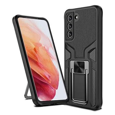 Imagem de Capa de suporte de anel de proteção forte para Samsung Galaxy S21 FE 5G S22 Ultra S21 Plus S20 Capa anti-detonação, preta, para galáxia S20 Ultra