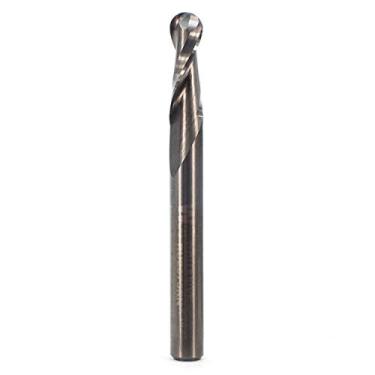 Imagem de Roteador de CNC de nariz redondo de esfera de 1/4" da Whiteside RU2075RN, 1/8" R, 3/4" CL, 1/4" SH