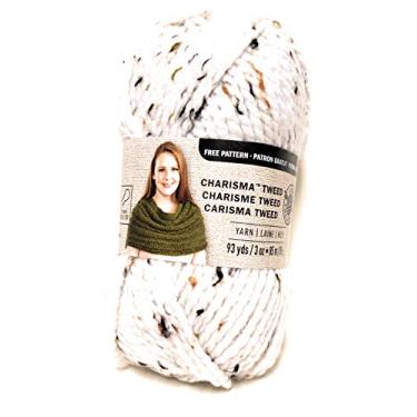 Imagem de Loops & Threads Charisma Tweed Yarn 1 Ball Cream 85 g