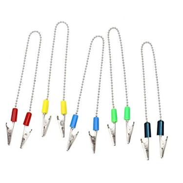 Imagem de 4 peças de presilha de guardanapo de corrente de guardanapo de corrente cordão de guardanapo clipe de prendedor Avental clipe de guardanapo alça de pescoço flexível suporte de guardanapo manter o seu guardanapo seguro durante o jantar cor prata