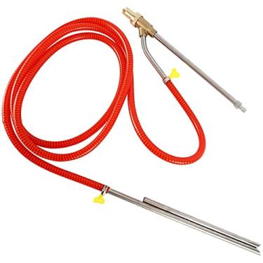 Imagem de AB1 Lavadora de Pressão Kit Jateamento de Alta Pressão 5000PSl Jateador de Areia de 1/4 polegada Desconexão Rápida Kit de Equipamento de Lavadora de Carro para Remoção de Ferrugem Limpeza Abrasiva AB1 (Enviar Fotos)