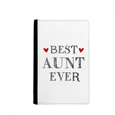 Imagem de Best aunt ever Citação Relatives Porta-passaporte Notecase Burse Carteira Capa Cartão, Multicolor