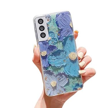 Imagem de Capa de telefone para Samsung Galaxy Note 20 Ultra pintura a óleo padrão de flores Samsung Galaxy Note 20 5G 4G capa macia antiqueda (Samsung Note 20 Ultra, flor 2)
