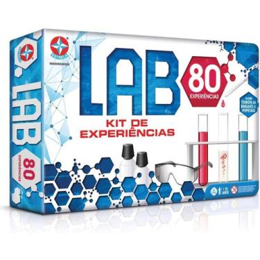 Imagem de Kit De Experiências Lab 80 Laboratório Infantil Estrela