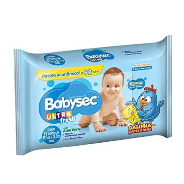 Imagem de Toalhas Umedecidas Babysec Ultrafresh Galinha Pintadinha, 92 Unidades de 19,1x13,7 cm