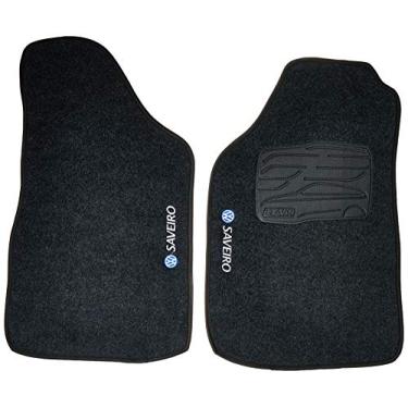 Imagem de Tapetes de Carpete 02 Peças, Cinza (Grafite) - Volkswagen Saveiro G5/G6