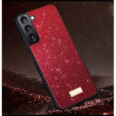 Imagem de Para Samsung Galaxy S22 Ultra S21 Note 20 Ultra Case Luxury Glitter Star Back Cover para iPhone 13 12 11 Pro Max Case, vermelho, para S22 Ultra