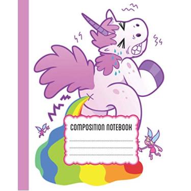 Imagem de Composition Notebook: Unicorn Composition Notebook Wide Ruled Paper Lined Notebook Journal for Teens Kids Students Back to School 7.5 x 9.25 in. 110 Pages