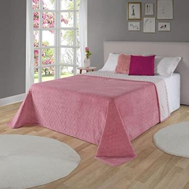 Imagem de Cobertor Avulso com efeito Pele de Carneiro (Chamber Sherpa Rosa Velho, King)