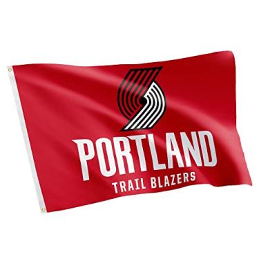 Imagem de Desert Cactus Bandeira de 100% poliéster para ambientes internos e externos da equipe de basquete da NBA da Portland Trail Blazers da equipe Nacional de Basquete da NBA (Bandeira nº 2)