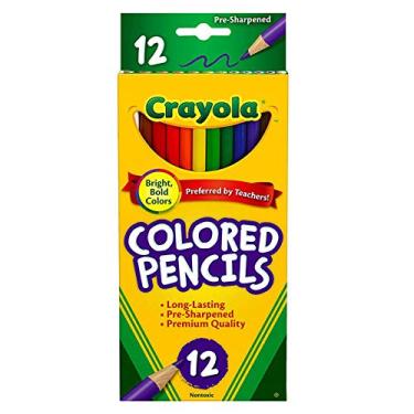 Imagem de Lápis de cor compridos Crayola 68-4012 com 12 unidades
