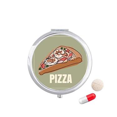 Imagem de Slice of Pizza Italy Porta-comprimidos para alimentos marinhos e remédios