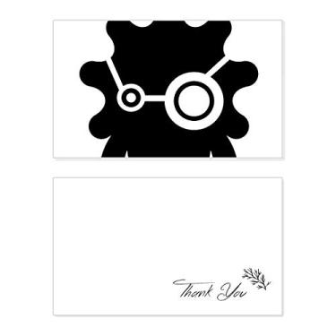 Imagem de Cartão de agradecimento alienígena e monstro alienígena do universo aniversário aniversário saudação casamento agradecimento