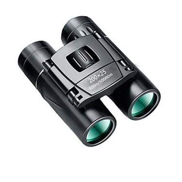 Imagem de Binóculos telescópio 50000M Mini Zoom portátil HD Potente 200x25 Dobrável Profissional de longo alcance para acampamento Caminhada Concerto Montanha Preto à prova d'água