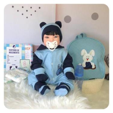 Roupa Bebê Reborn Pandinha, Menino em Promoção é no Buscapé