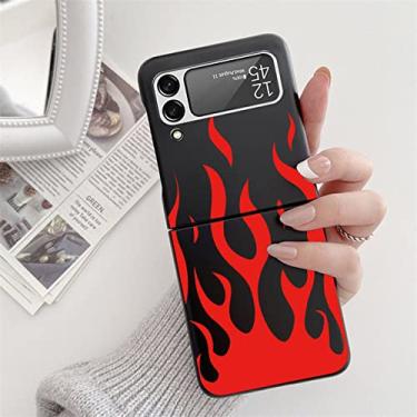 Imagem de Para Samsung Galaxy Z Flip3 Flip4 5 Capa preta rígida Para Samsung ZFlip5 Galaxy ZFlip3 para sansung z flip 3 4 5 zflip 3 Capa Fundas, Khey, hongyan, ForGalaxyZFlip4 (5G)