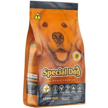 Imagem de Ração Special Dog Premium Carne Plus Para Cães Adultos Raça Média Em E