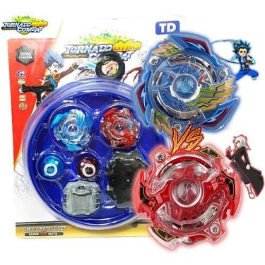 Beyblade Burst Turbo Slingshock - Kit inicial com pião Z Achilles A4 e  lançador - Beyblade