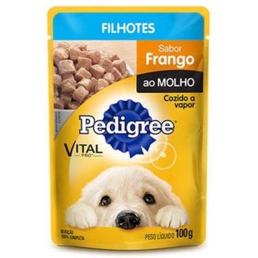 Imagem de Alimento Para Cães Junior Pedigree De Frango Ao Molho Sachê 100 G