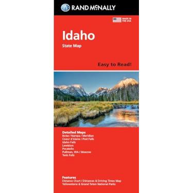 Imagem de Rand McNally Easy to Read Folded Map: Idaho State Map