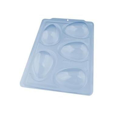 Imagem de Forma BWB Ovo De Páscoa 100g Sp 48 Silicone 3 Partes C/ 1 Un.