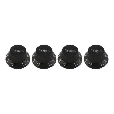 Imagem de Knobs Para Guitarra Stratocaster Andaluz  2 Vol + 2Ton Preto