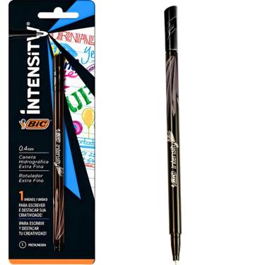Imagem de Caneta Com Ponta Porosa Intensity 0,4 mm Preta Bic