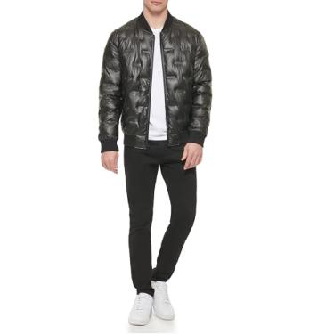 Imagem de Cole Haan Jaqueta masculina resistente à chuva, Preto, M