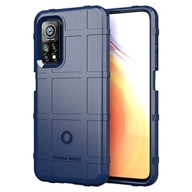 Imagem de ZYZX Capa para celular Xiaomi Mi 10T/Mi 10T Pro Call para celular Redmi K30S ultra resistente à prova de choque de grau militar testada contra quedas capa de telefone TPU bumper de corpo inteiro resistente capa dura para Xiaomi Mi 10T HD-azul