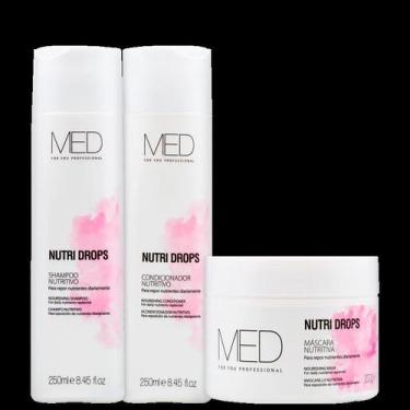 Imagem de Kit Nutritivo Nutri Drops Med For You Shampoo Cond E Mascara