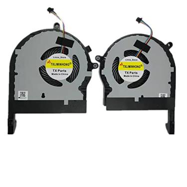 Imagem de TXLIMINHONG Ventoinha de resfriamento de CPU e GPU para Asus ROG TUF Gaming FX80 FX80G FX80GE ZX80GD FX8Q FX80FE ZX80G FX504 FX504GD FX504GE FX504FE FX504GM GTX1050 Series DFS531005PLOT DFS5011111111ProT FKPD FKPC