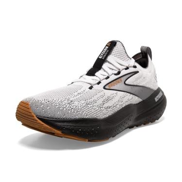 Imagem de Brooks Tênis de corrida masculino Glycerin Stealthfit 21 Neutral, Branco/cinza/preto, 42