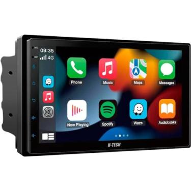 Imagem de H-TECH Central Multimidia 7pol QLED QuadCore 2GB 64GB Android Carplay Android Auto