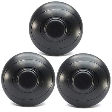 Imagem de Floor Foot Switch, UL Listed PLUSPOE 3-Pack AC100-240V Inline Foot Pedal Lamp Switch w/Push Step-on-Button for LED Light On-Off Control