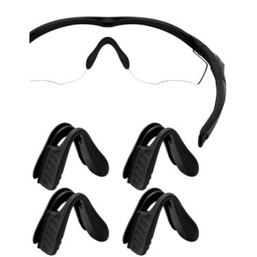 Imagem de HILEEN Almofadas de nariz de substituição para armação Oakley M2 (AF) | Armação M2 XL OO9343 | Armação M2 XL Ajuste Asiático OO9345 | Armação M2 Ventilada (AF) Óculos de sol | Óculos de sol 4 peças