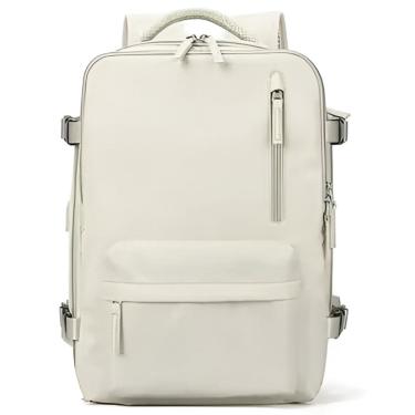 Imagem de Mochila de viagem impermeável 35L com porta USB para compartimento para sapatos