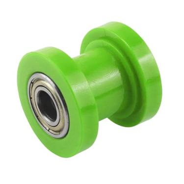 Imagem de PRO BAT Rolo de corrente tensor de polia de 10 mm para bicicleta Pitster Pit Dirt Bike Pitster Pit 125 XR125 CRF50 KLX110 Pitster Pit Dirt Bike, verde