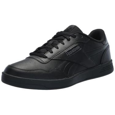 Imagem de Reebok Tênis unissex adulto Court Advance, Core Black/Core Black/Pure Grey, 9.5 XX-Wide Women/8 XX-Wide Men