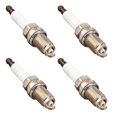 Imagem de Vela de ignição 5266 IZFR6K-11S, velas de ignição de irídio duplo KAX pacote com 4 unidades para Civic LX/EX/Hybrid/LX-S/Si/EX-L/DX/GX/Hybrid-L/MUGEN Si 2006 2007 2008 2009 2010 2011