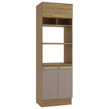 Imagem de Torre Quente Botanic 70cm 3 Portas M627 Kappesberg - Nogueira/Fendi